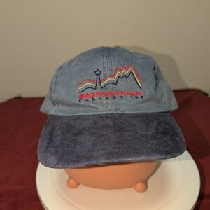 Vintage World Police / Fire Games Calgary ‘97 Strap back Hat